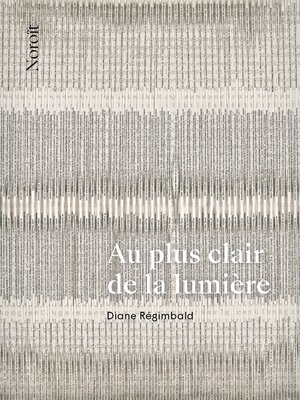 cover image of Au plus clair de la lumière